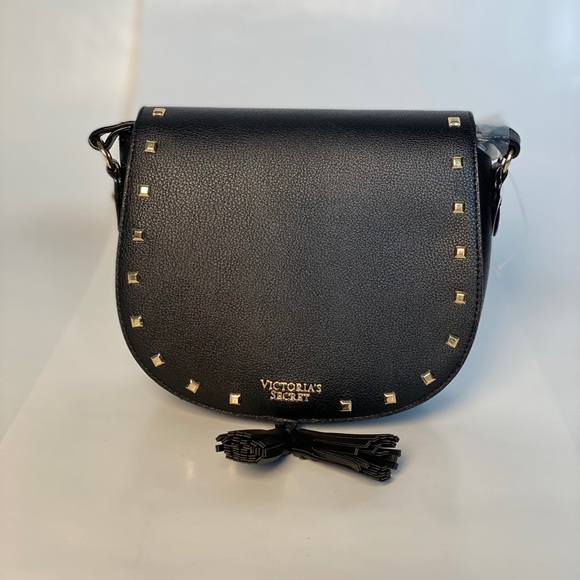 Victoria's Secret Studded Crossbody Leather Purse - Picture 2 of 6